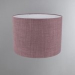 Made To Order 25cm Drum Shade Linoso Heather