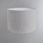 Made To Order 40cm Drum Shade Linoso Dove