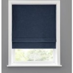 Linen Look Denim Blackout Roman Blind Denim