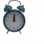 Traditional Blue Alarm Clock Blue