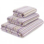 Stripes Lavender Towel Lavender