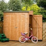 3ft x 6ft Winchester Wooden Shiplap Shed Brown