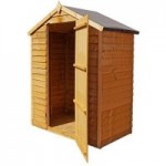 3 x 5 Winchester Wooden Overlap Apex Shed Natural