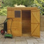 5ft x 7ft Winchester Wooden Overlap Shed Brown