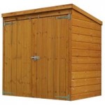3ft x 5ft Winchester Wooden Shiplap Mower Store Natural