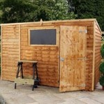 6ft x 10ft Winchester Wooden Overlap Shed Brown