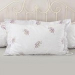 Floral Butterfly Pink Oxford Pillowcase Pink