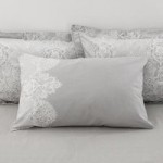 Eleanor Grey Oxford Pillowcase Grey