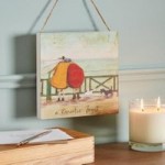 Sam Toft Couple at The Beach Wooden Block Multi Coloured