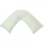 Cotton Rich Sateen Seafoam V Shaped Pillowcase Seafoam