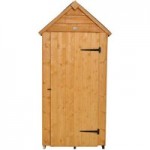 3ft x 5ft Forest Garden Dip Treated Apex Shed without Windows Natural