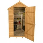 4ft x 6ft Forest Garden Dip Treated Apex Shed Natural