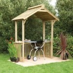 Forest Garden and BBQ Shelter Natural