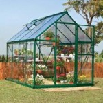 6ft x 8ft Palram Nature Hybrid Green Greenhouse Green