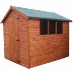 5ft x 6ft TGB Standard Pent Shed with Installation Natural