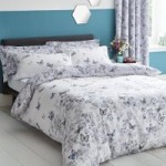 Ginkgo Butterfly White Reversible Duvet Cover and Pillowcase Set White