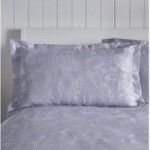 Cornflower Jacquard Blue Oxford Pillowcase Heather
