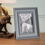 Grey Wooden Painted Photo Frame 7″ x 5″ (18cm x 13cm) Grey