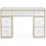 Harriet Mirrored Dressing Table Silver