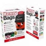 Pack of 5 Henry Hoover Vacuum Bags Natural