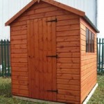 6ft x 10ft TGB Shiplap Superior Wooden Apex Shed Natural