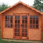 8ft x 10ft TGB Kensington Wooden Summerhouse Natural