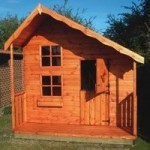 8ft x 8ft TGB Wooden Candy Cabin Natural