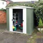 5ft x 6ft Arrow Metal Apex Shed Green