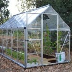 6ft x 12ft Palram Silver Nature Plastic Hybrid Greenhouse Silver