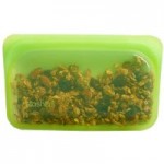Stasher Silicone Lime Reusable Snack Bag Green