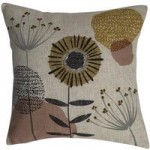 Scandi Dandelion Cushion Multi Coloured