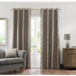Dante Champagne Eyelet Curtains Champagne