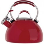 Prestige Stove Top 2L Red Kettle Red