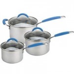 Joe Wicks 3 Piece Pan Set Silver