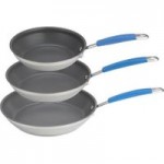 Joe Wicks 3 Piece Frying Pan Set Silver