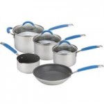 Joe Wicks 5 Piece Pan Set Silver