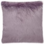 Fluffy Faux Fur Mauve Cushion Cover Mauve