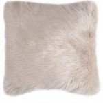 Fluffy Faux Fur Cream Cushion Cover Cream