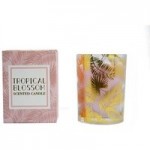 Tropical Blossom Candle Pink