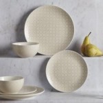 Cinnabar 12 Piece Dinner Set Taupe