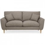 Finley 2 Seater Sofa With 2 Scatter Cushions Grey