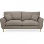 Finley 3 Seater Sofa With 2 Scatters Grey
