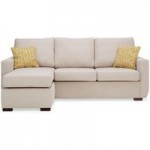 Marcus Reversible Storage Corner Chaise Sofa Bed Oatmeal