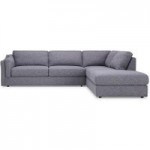 Westow Grey Left Hand Corner Sofa Grey