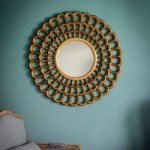 Claremont Gold Wall Mirror Gold