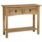 Corona 2 Drawer Console Table Natural