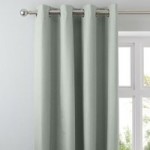 Arizona Duck Egg Blackout Eyelet Curtains Duck Egg (Blue)