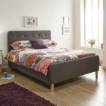Ashbourne Fabric Ottoman Bed Grey