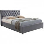 Marlow Velvet Storage Bed Frame Grey