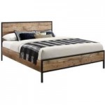 Urban Rustic Bed Frame Brown